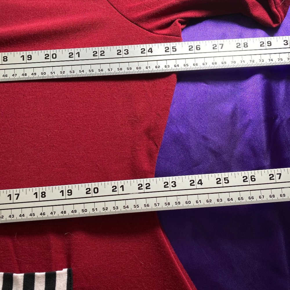 📌Xin Yi  Asymmetric Striped Tunic - long Shirt - Picture 12 of 15